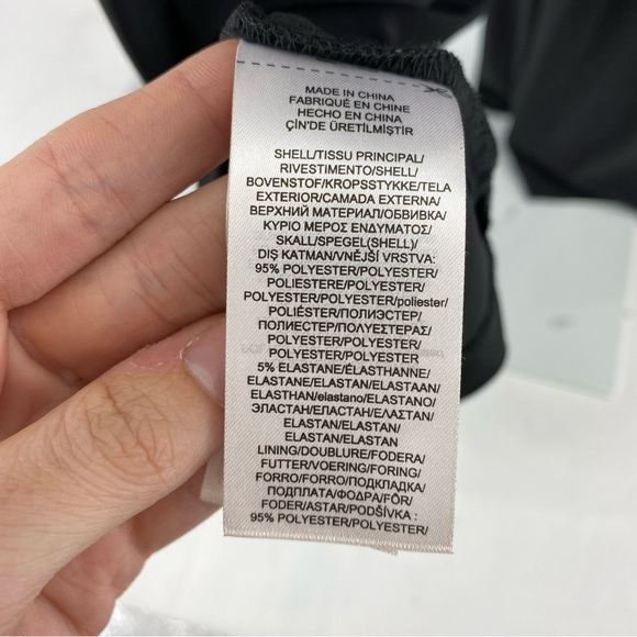 Lauren Ralph Lauren Black One Shoulder Long Flowy Wide Leg Jumpsuit - Picture 6 of 6